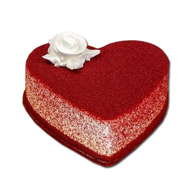 "Heart shape Red Velvet Cake - 1kg - Click here to View more details about this Product